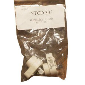 Ceramic Fusable Link NTCD333 Napco 333 Degrees New Oval Furnace Heat HVAC 167C